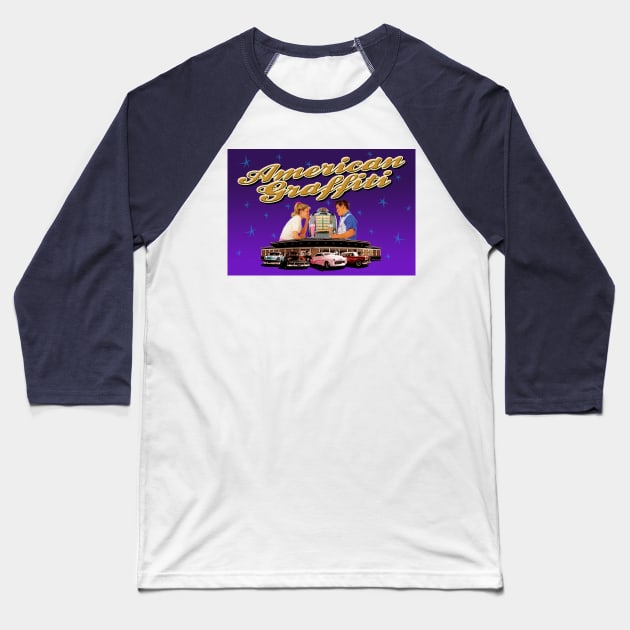 American Graffiti Baseball T-Shirt by PLAYDIGITAL2020